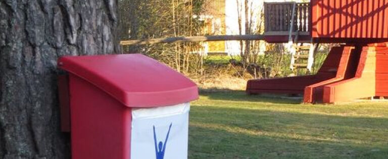 Postlåda med i form för livet logo