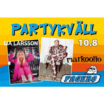 Evenemangets bild: Partykväll med Markoolio och Lia Larsson