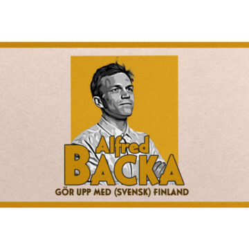 Evenemangets bild: Alfred Backa gör upp med SvenskFinland