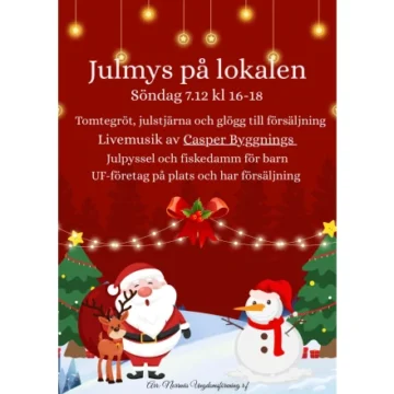 Evenemangets bild: Julmys på lokalen