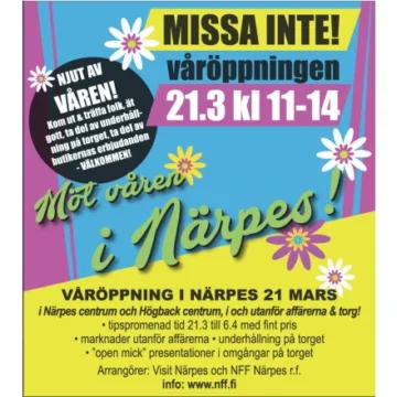 Evenemangets bild: Våröppning i Närpes