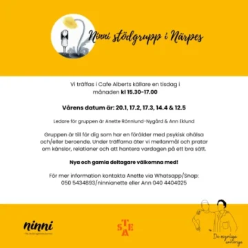 Evenemangets bild: Ninni stödgrupp i Närpes