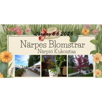 Evenemangets bild: Närpes blomstrar