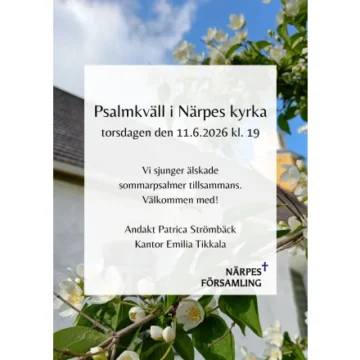 Evenemangets bild: Psalmkväll i Närpes kyrka