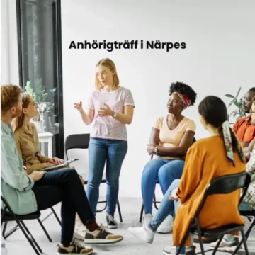 Evenemangets bild: Anhöriggrupp i Närpes